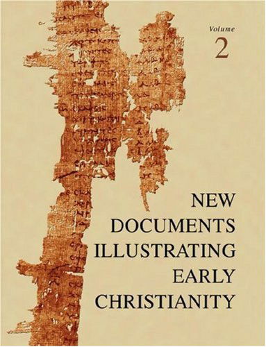 Cover for Llewelyn · New Documents Illustrating Early Christianity: A Review of Greek Inscriptions and Papyri Published in 1977 (Taschenbuch) [Volume 2 edition] (1998)