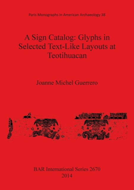 Cover for Joanne E. Michel de Guerrero · A sign catalog (Book) (2014)