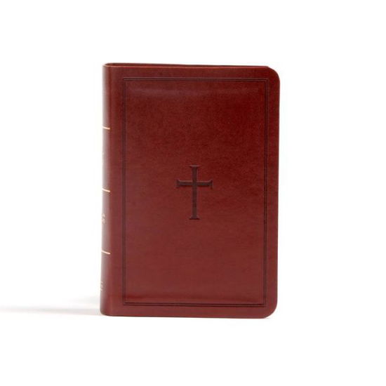 Cover for CSB Bibles by Holman CSB Bibles by Holman · CSB Large Print Compact Reference Bible, Brown LeatherTouch (Læderbog) (2017)