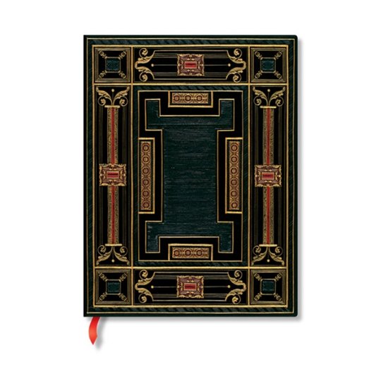Cover for Paperblanks · Onyx (Asterales) Ultra Lined Hardback Journal (Elastic Band Closure) - Asterales (Hardcover Book) (2023)