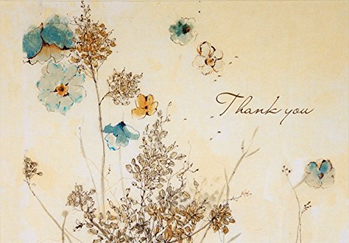 Watercolor Flowers Thank You Notes (Stationery, Note Cards) - Peter Pauper Press - Bøger - Peter Pauper Press - 9781441308122 - 30. marts 2012