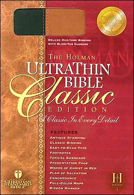 Cover for Broadman &amp; Holman Publishers · Ultrathin Reference Bible-Hcsb-Classic (Leather Book) (2004)