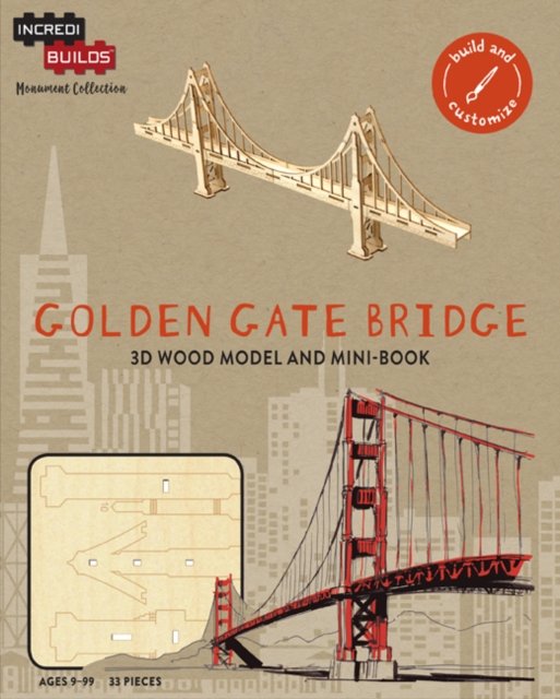 IncrediBuilds Monument Collection: Golden Gate Bridge - Incredibuilds - Insight Editions - Livros - Insight Editions - 9781682981122 - 1 de março de 2019