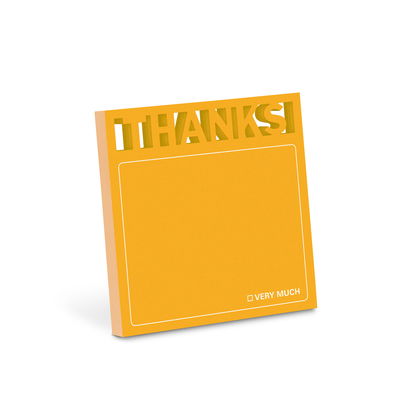 Cover for Knock Knock · Knock Knock Thanks Diecut Sticky Notes (Print) (2019)