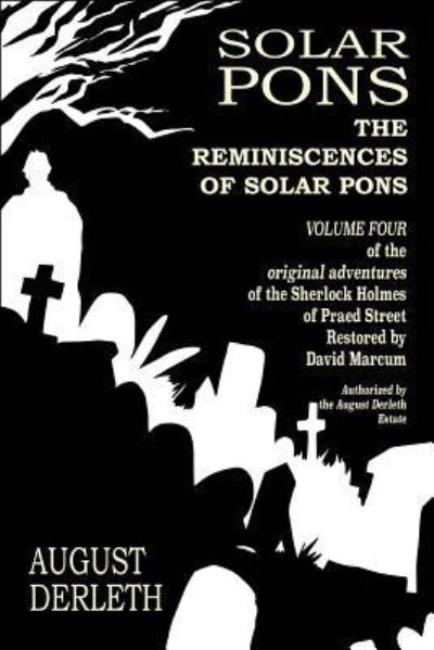 Cover for Derrick Belanger · The Reminiscences of Solar Pons (Pocketbok) (2018)