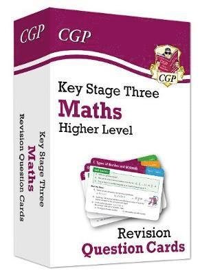 Cover for CGP Books · KS3 Maths Revision Question Cards - Higher - CGP KS3 Question Cards (Hardcover bog) (2019)
