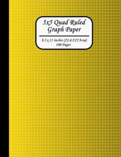Cover for Ts Publishing · 5x5 Quad Ruled Graph Paper. 8.5 X 11 Inches (21.6 X 27.9 CM). 100 Pages (Paperback Bog) (2019)