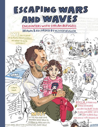 Cover for Olivier Kugler · Escaping Wars and Waves: Encounters with Syrian Refugees (Hardcover Book) (2018)