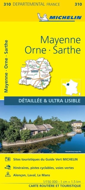 Cover for Michelin · Mayenne / Orne / Sarthe (Landkarten) (2022)
