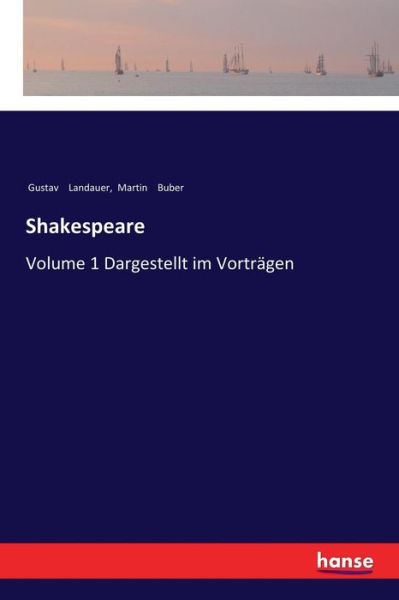 Cover for Gustav Landauer · Shakespeare (Paperback Book) (2018)