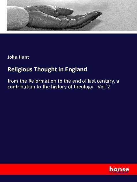Cover for Hunt · Religious Thought in England (Bok)