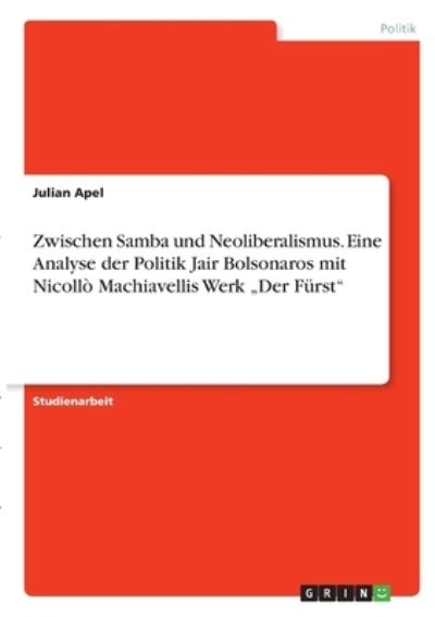 Cover for Apel · Zwischen Samba und Neoliberalismus (N/A)