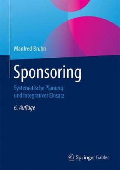 Cover for Manfred Bruhn · Sponsoring (Book) (2017)