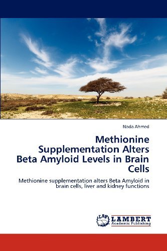 Cover for Nada Ahmed · Methionine Supplementation Alters Beta Amyloid Levels in Brain Cells: Methionine Supplementation Alters Beta Amyloid in Brain Cells, Liver and Kidney Functions (Paperback Book) (2012)