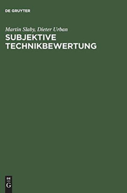 Cover for Martin Slaby · Subjektive Technikbewertung (Book) (2002)