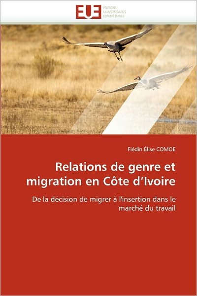 Cover for Fiédin Élise Comoe · Relations De Genre et Migration en Côte D'ivoire: De La Décision De Migrer À L'insertion Dans Le Marché Du Travail (Paperback Book) [French edition] (2018)