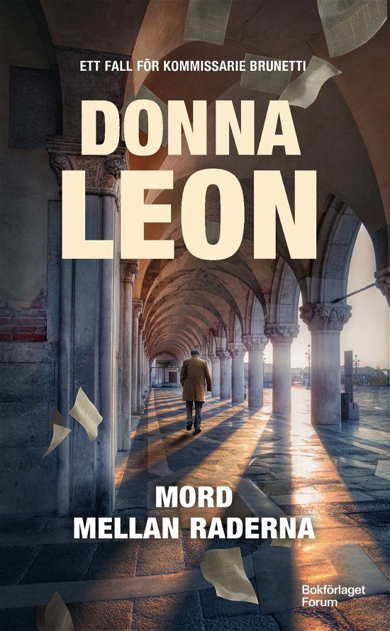 Cover for Donna Leon · Mord mellan raderna (Paperback Bog) (2024)