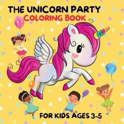 Cover for Maria GARCIA · Unicorn Party Coloring Book (Book) (2021)