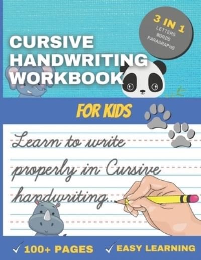 Cover for L C Faccio · Cursive Handwriting Workbook for Kids (Pocketbok) (2021)
