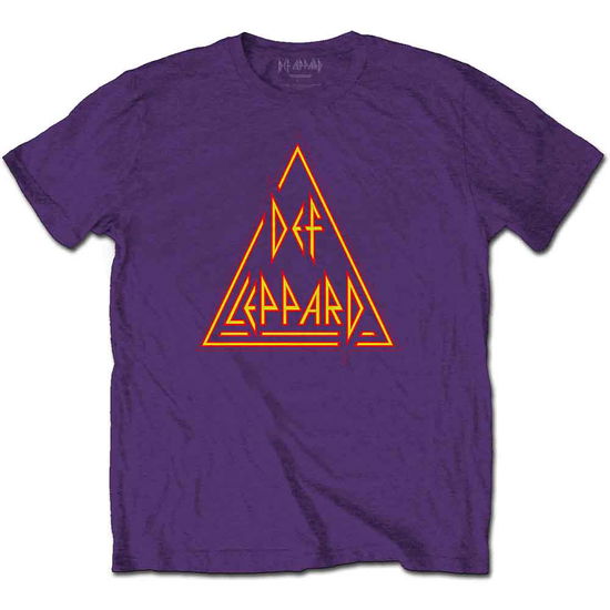 Cover for Def Leppard · Def Leppard Unisex T-Shirt: Classic Triangle Logo (T-shirt)