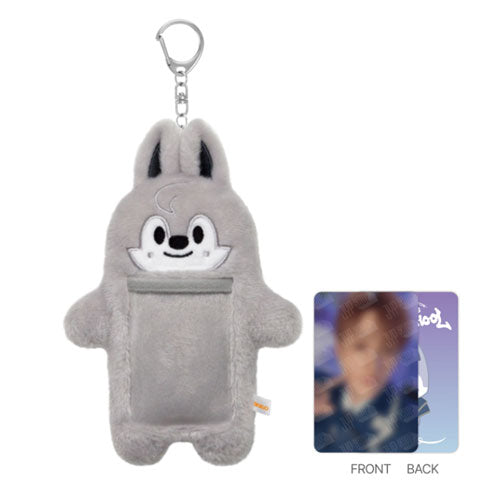 STRAY KIDS · [SKZ's MAGIC SCHOOL] PLUSH PHOTOCARD HOLDER (Nyckelring) [Wolf Chan edition] (2024)