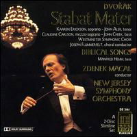 Stabat Mater; biblical Son - Antonin Dvorak - Musikk - DELOS - 0013491316123 - 21. april 1997