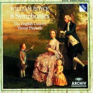 8 Symphonies - Boyce / Pinnock / English Concert - Musik - DEUTSCHE GRAMMOPHON - 0028941963123 - 25. oktober 1990