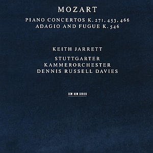 Cover for Mozart / Jarrett / Davies / Sgc · Piano Concertos / Adagio / Fugue (CD) (1999)