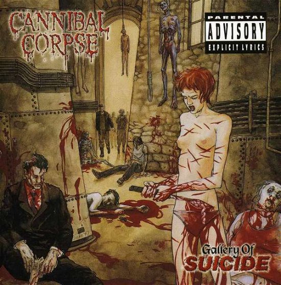 Cover for Cannibal Corpse · Gallery of Suicide (CD) [Uncensored edition] (1998)