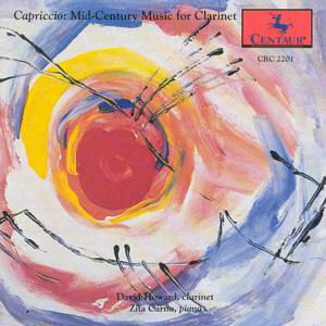 Cover for Howard,david / Poulenc · Capriccio / Music for Clarinet (CD) (2000)