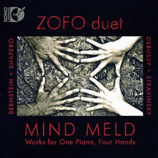 Cover for Bernstein / Shapero / Stravinsky / Zofo Duet · Mind Meld: Works for 1 Piano &amp; 4 Hands (CD) (2012)