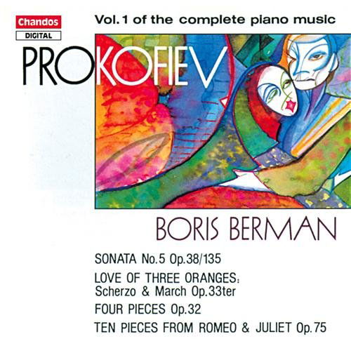 Piano Music 1 - Prokofiev / Berman - Musik - CHANDOS - 0095115885123 - 28. oktober 1992