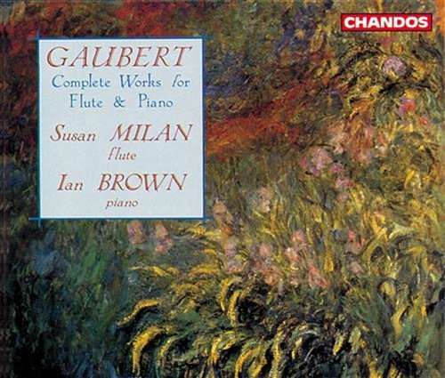 Cover for Gaubert / Milan / Brown · Complete Works for Flute &amp; Piano (CD) (1992)