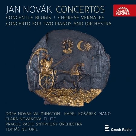 Cover for Dora and Clara Novak / Karel Kosarek / Prso / Tomas Netopil · Jan Novak - Concertos (CD) (2023)