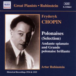 RUBINSTEIN -CHOPIN: Polonaises - Artur Rubinstein - Muziek - Naxos Historical - 0636943166123 - 2 januari 2001