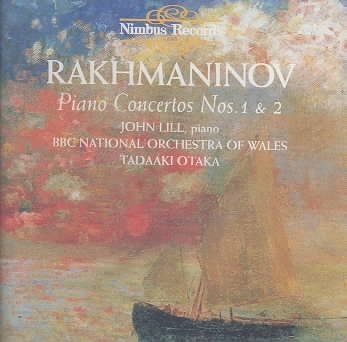 Cover for Sergei Rachmaninov · Piano Concertos 1 &amp; 2 - John Lill (CD) (1997)