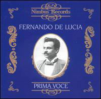 Cover for Fernando De Lucia · Prima Voce: Recordings 1902-1925 (CD) (2004)