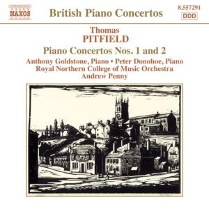 Cover for Pitfield / Goldstone / Donohoe / Penny · Piano Concertos 1 &amp; 2 (CD) (2005)
