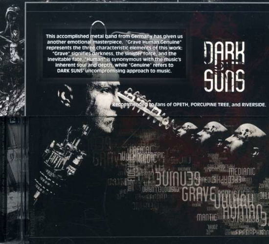 Cover for Dark Suns · Grave Human Genuine (CD) (2021)