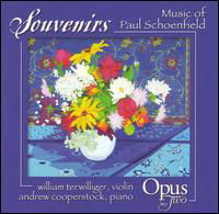 Cover for Schoenfield Terwilliger / Cooperstock · Souvenirs: Music of Paul Schoenfield (CD) (2007)