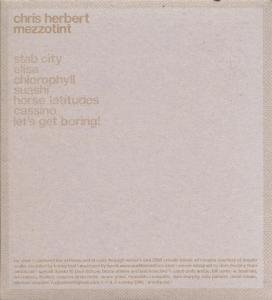 Cover for Chris Herbert · Mezzotint (CD) (2006)