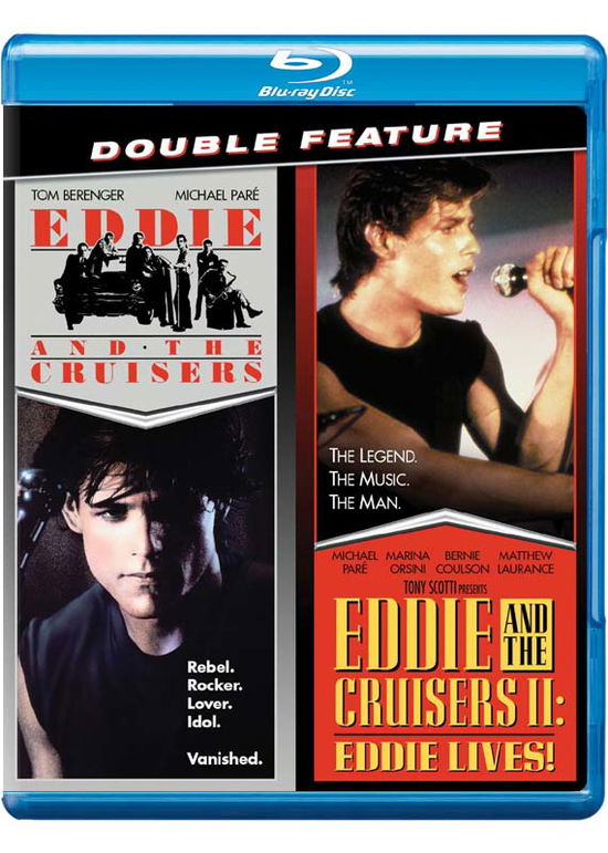 Cover for Blu-ray · Eddie and the Cruisers / Eddie and the Cruisers Ii: Eddie Lives! (Double Feature) (Blu-Ray) (2015)