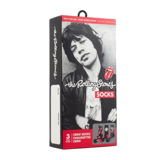 Cover for The Rolling Stones · The Rolling Stones Socks 3 Pack In Gift Box (One Size) (CLOTHES) (2024)