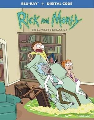 Cover for Rick &amp; Morty: Seasons 1-4 (Blu-ray) (2021)