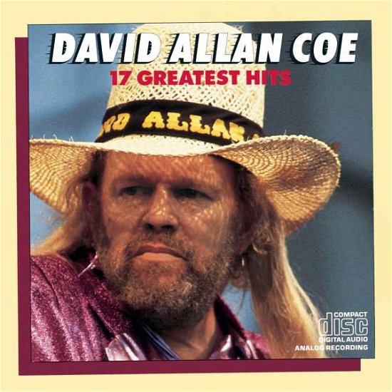 Cover for David Allan Coe · David Allan Coe-17 Greatest Hits (CD) (2014)