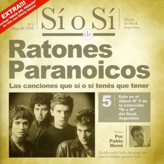 Si O Si: Diario Del Rock Argentino - Ratones Paranoicos - Muzyka - SONY MUSIC - 0886973236123 - 22 lipca 2008