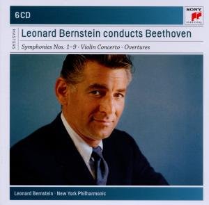 Cover for Beethoven / Bernstein,leonard · Nos. 1-9 Overtures Violin Cto: Sony Classical (CD) [Box set] (2014)