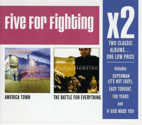 Cover for Five for Fighting · X2:america Town / Battle for Everything (CD) (2011)