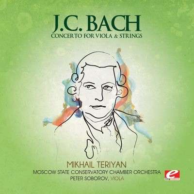 Cover for Bachjc · Concerto For Viola &amp; Strings (CD) [EP edition] (2013)