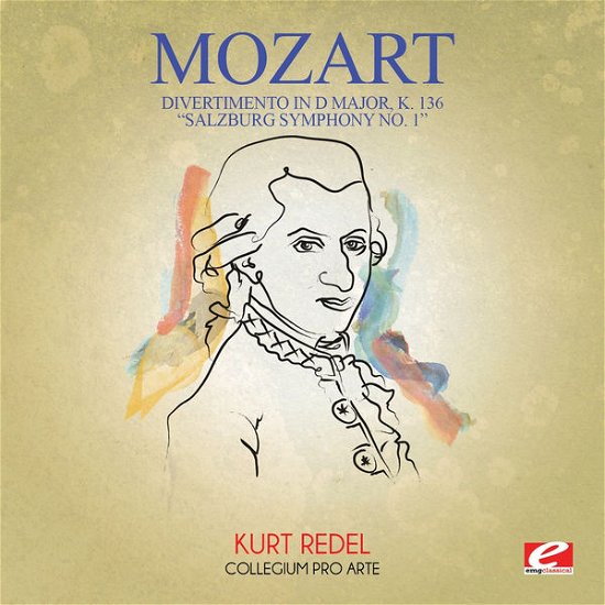 Cover for Mozart · Divertimento In D Major K 136 Salzburg Symphony 1 (CD) (2014)